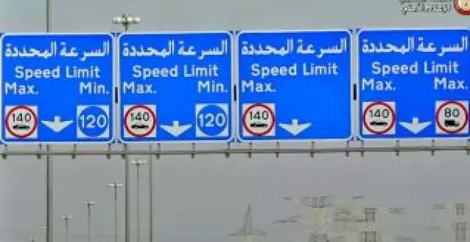 No es broma, en esta carretera te multan si vas a menos de 120 km/h