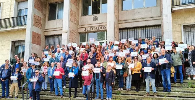 Un 90% de los funcionarios de Justicia de Cantabria secundan la cuarta jornada de huelga