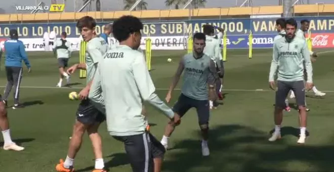 El Villarreal sigue preparando el partido del domingo contra el Sevilla