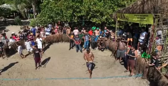 Brasil celebra los tradicionales Juegos Indígenas en Tapirama