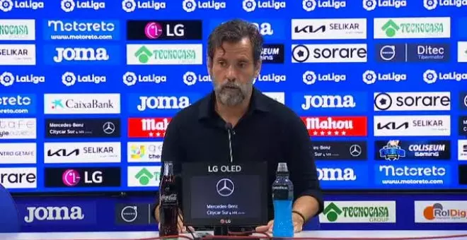 Quique Sánchez Flores: "La frustración es muy grande"