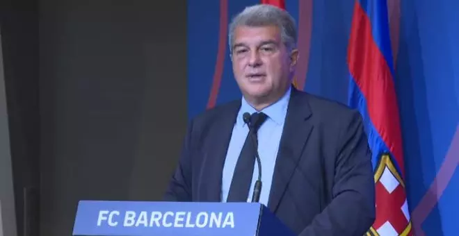 Laporta: "El objetivo prioritario sigue siendo la Liga y tenemos a 11 puntos al segundo"