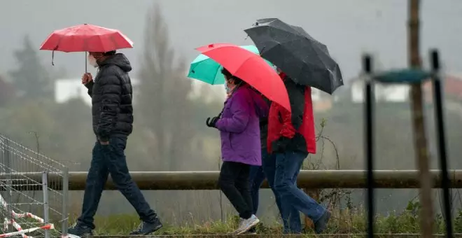 Las lluvias afectarán el fin de semana a gran parte de la mitad norte y los termómetros bajarán