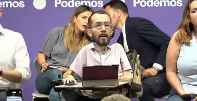 Echenique vuelve a calificar las acciones del BCE de "terrorismo monetario"