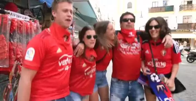 Ambientazo en Sevilla antes de la final de la Copa del Rey