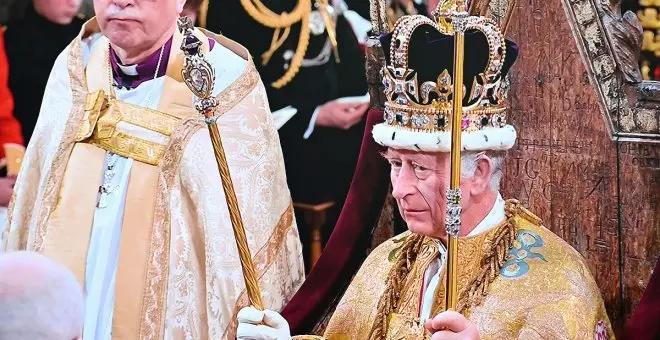 Carlos III, coronado rey del Reino Unido
