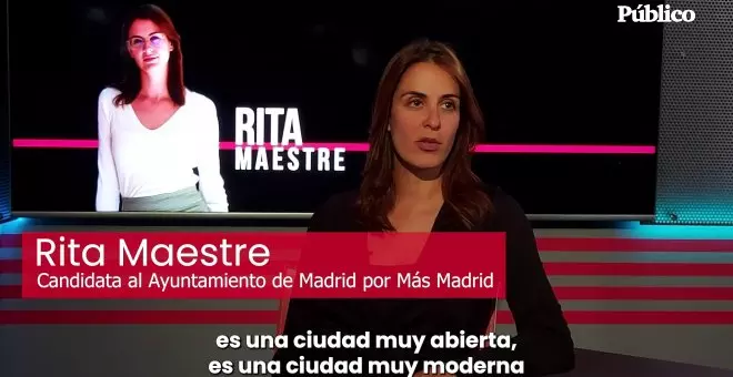 Rita Maestre: "Almeida tiene muy poco que ofrecer como legado de gestión"