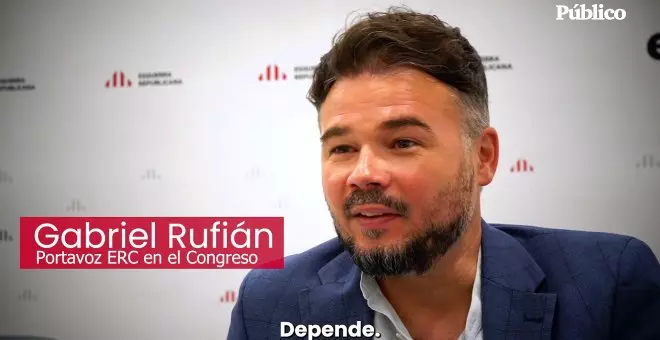 Gabriel Rufián: Sobre Pedro Sánchez