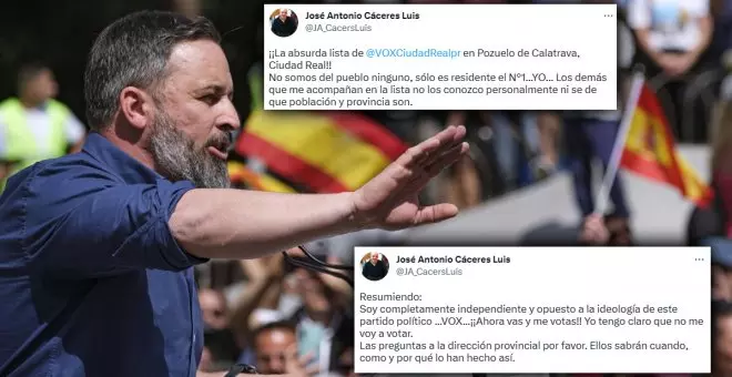 "¡Ahora vas y me votas!": la absurda lista de Vox en un pueblo de Ciudad Real de la que reniega su propio candidato