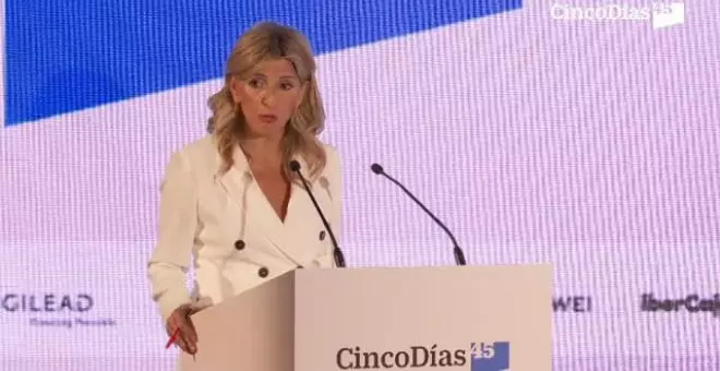 Yolanda Díaz propone un impuesto permanente a las grandes fortunas