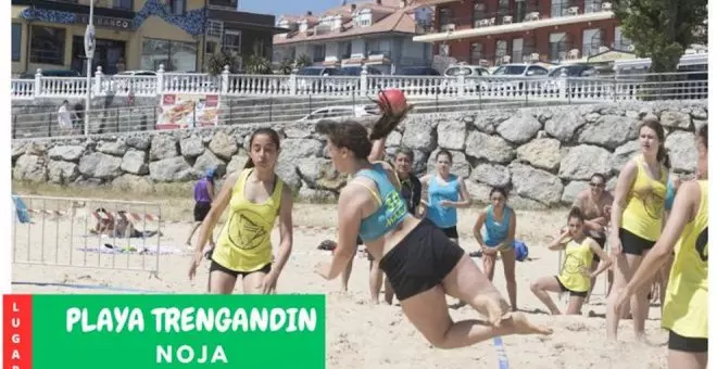 La playa de Trengandín será el escenario del V Open Balonmano Playa 'Villa de Noja'