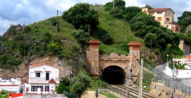 El túnel ferroviario de Montgat: el más antiguo de la Península Ibérica