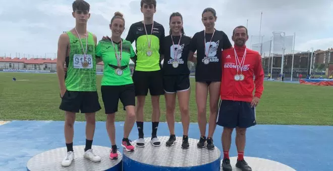 El Atletismo Camargo se proclama doble campeón de la V liga Cántabra sub 20