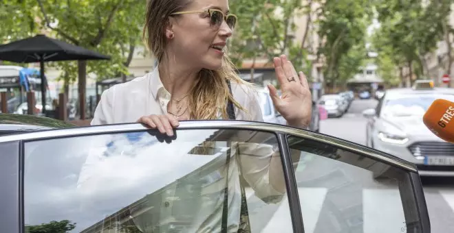 La nueva vida de Amber Heard en Madrid