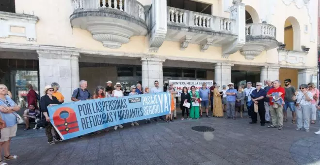 Celebrada una concentración en recuerdo de las víctimas del salto de Melilla hace un año