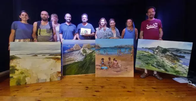 Ana Sara Soberón gana el Concurso de Pintura Rápida Costa Quebrada