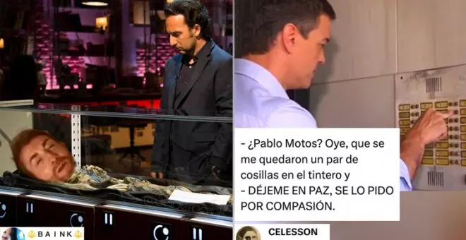 "Hoy ha venido a pasar un mal rato al 'Hormiguero'... Pablo Motos": el paseo de Pedro Sánchez, en tuits
