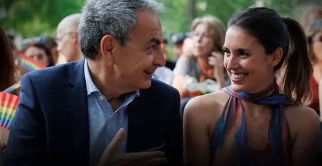 El reconocimiento de Zapatero a la ministra de Igualdad: "A mí no se me olvidan las cosas y no se me va a olvidar Irene"