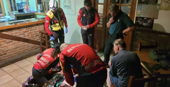 Rescatada en Liébana por segunda noche consecutiva la mujer británica que se había perdido realizando otra ruta