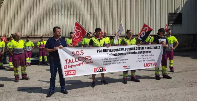 Sindicatos de Renfe denuncian "el abandono" en Cantabria tras seis años "sin inversiones"