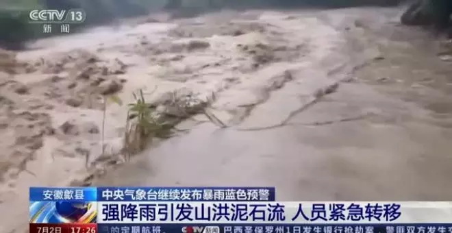 Las lluvias torrenciales azotan la región este de China