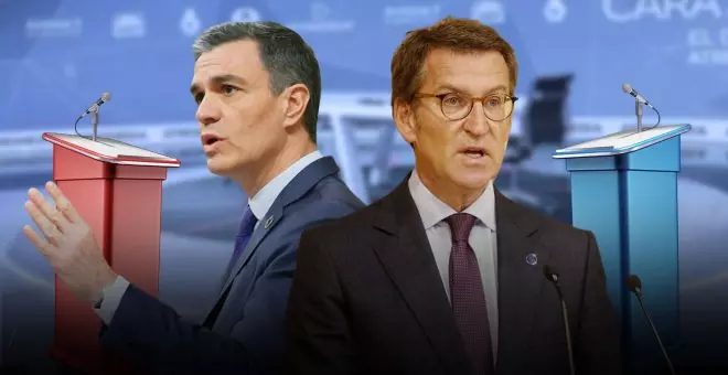 El debate del bipartidismo: así será el cara a cara entre Sánchez y Feijóo