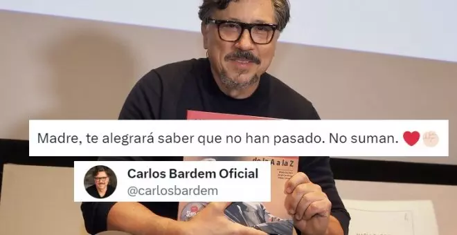 El emotivo mensaje de Carlos Bardem tras la victoria progresista del 23J: "Madre, te alegrará saber que no han pasado"