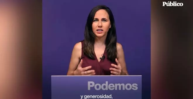 VÍDEO | Ione Belarra: "La estrategia de invisibilizar a Podemos no ha funcionado" en el 23J