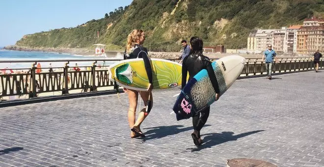 Playas de leyenda / Zurriola, playita surfera en Donostia