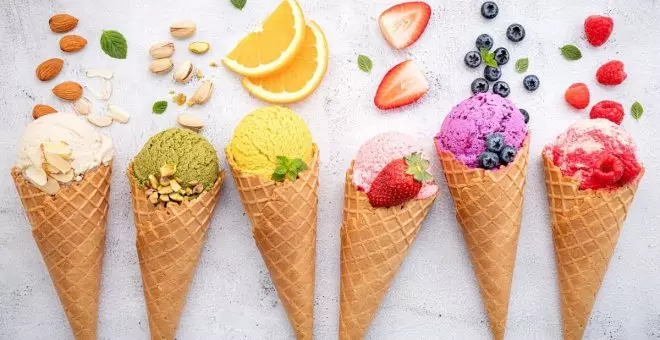 ¿Qué llevan los helados que comemos en verano?
