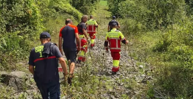 Los bomberos rescatan a un senderista valenciano desorientado en La Bien Aparecida