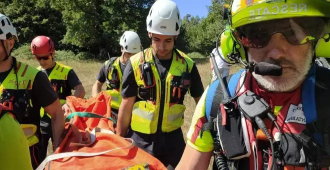 Rescatados en Picos de Europa un senderista valenciano y un montañero palentino