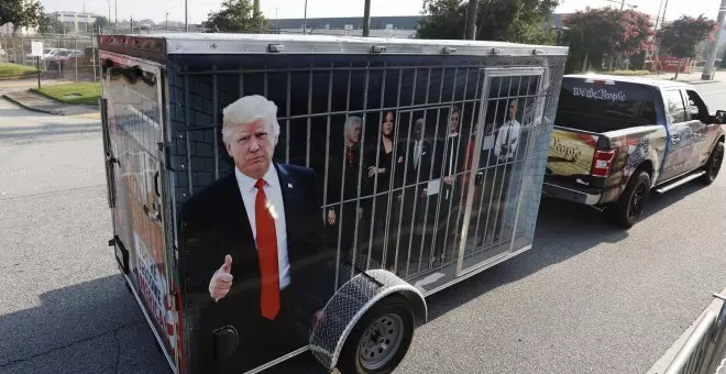 Expectación en la cárcel de Georgia donde Trump va a entregarse para ser fichado