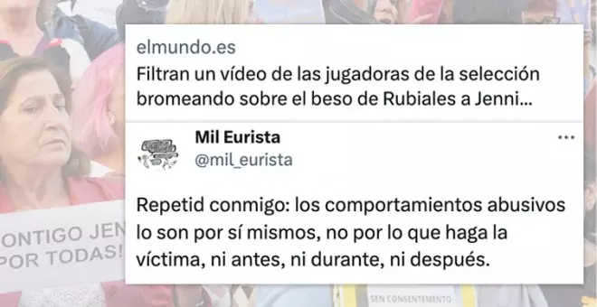 El tuit de Gerardo Tecé y otras respuestas a los que hablan del vídeo de Jenni Hermoso en el autobús