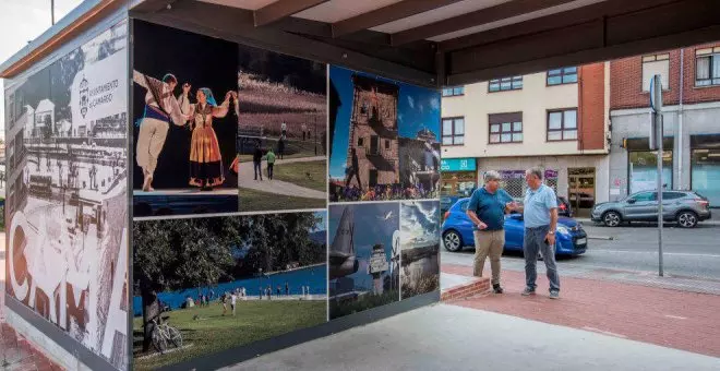 Los antiguos quioscos del parque Lorenzo Cagigas, convertidos en "una exposición al aire libre"