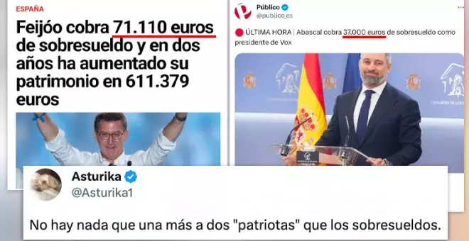 "La 'paguita' de la España que no madruga": reacciones al sobresueldo de Abascal