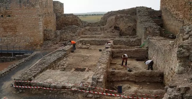 El yacimiento de Calatrava La Vieja sigue desvelando sus secretos: completada la excavación del oratorio almohade