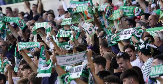 Peñas del Racing y del Zaragoza realizarán una protesta silenciosa por los horarios de LaLiga