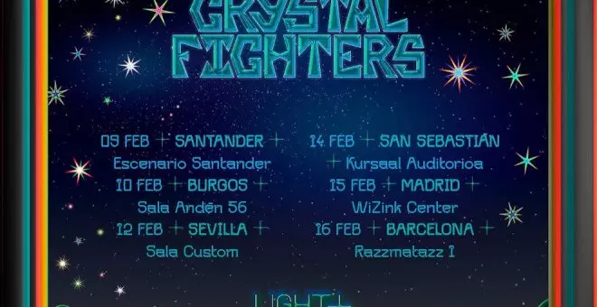 Crystal Fighters iniciará en Santander una gira de seis conciertos en España