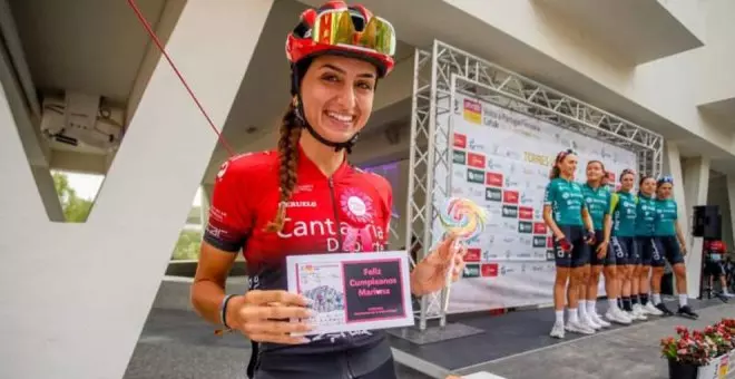 Marina Garau se subió al pódium en la Vuelta a Portugal