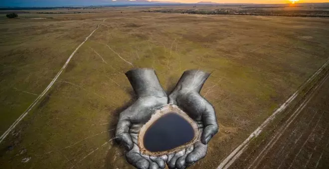 Una laguna toledana en riesgo de desaparecer, el lienzo elegido como llamada a la acción para proteger el agua