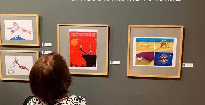 Exposición 'Mechones púrpura. Mujer, vida y libertad'