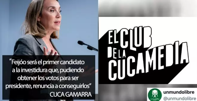 "El Club de la Cucamedia": el peculiar relato de Gamarra sobre la investidura de Feijóo