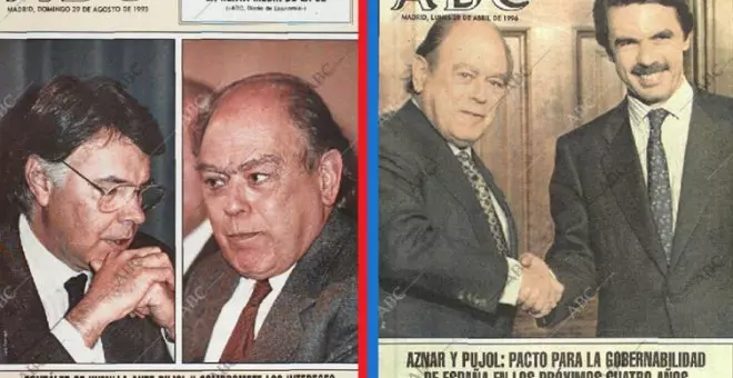 Las dos portadas de 'ABC' que juntas desnudan el mantra del 'España se rompe'