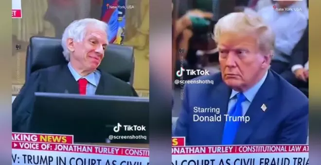 El vídeo viral del juicio de Trump con la melodía de 'The Office'