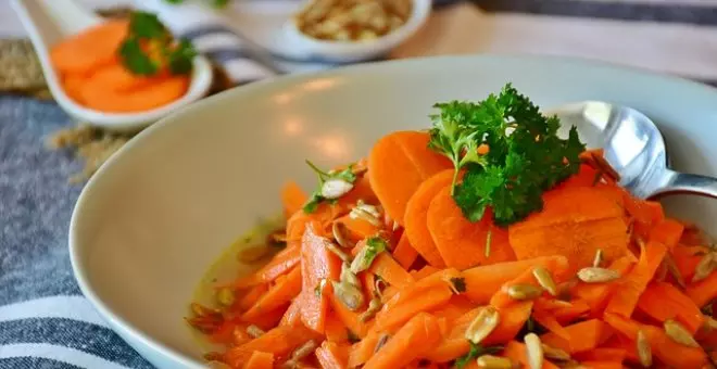 Pato confinado - Receta de ensalada de zanahorias marroquí