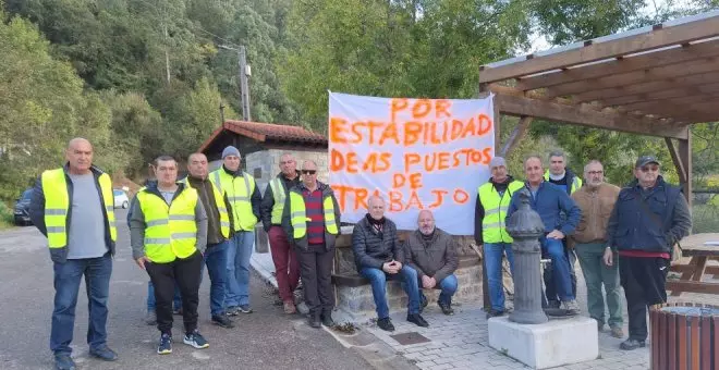 El seguimiento de la huelga en la cantera de Solvay alcanza el 100%: "No nos van a doblegar"