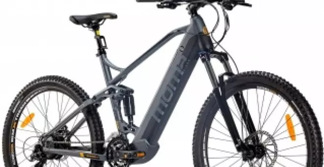 La bicicleta eléctrica más radical de Amazon en España es una barata eMTB de doble suspensión