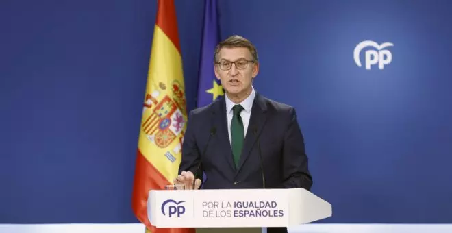 Feijóo llama a la “movilización” y Ayuso pide a los “españoles de bien” parar la “capitulación” de Sánchez ante el independentismo