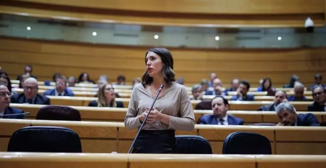 La ministra de Igualdad, Irene Montero, en cumplimiento de la sentencia 910/2023 del Tribunal Supremo